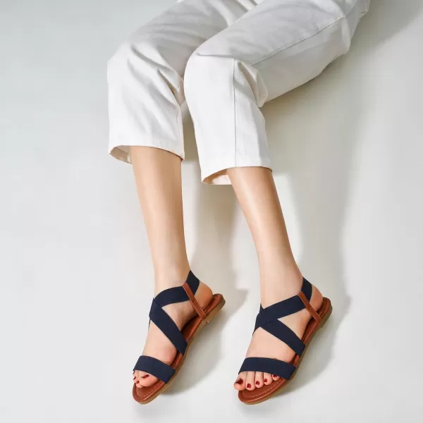 Trary Sandals Women, Womens Sandals, Flat Sandals for Women Dressy Summer, Women's Sandals, Elastic Sandals for Women, Cute Sandals, Open Toe Dress Sandals,Wide Sandles Womans, Sandalias Para Mujer