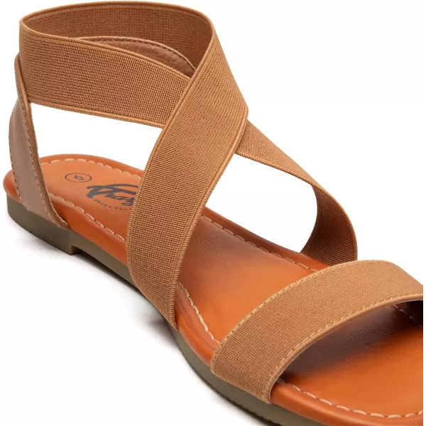 Trary Sandals Women, Womens Sandals, Flat Sandals for Women Dressy Summer, Women's Sandals, Elastic Sandals for Women, Cute Sandals, Open Toe Dress Sandals,Wide Sandles Womans, Sandalias Para Mujer