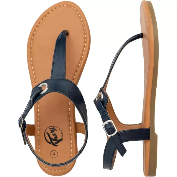 Trary Sandals Womens, Thong Sandals for Women with T-Strap, Adjustable Ankle Buckle for Women Sandals, Flat Sandals for Women Dressy, Cute Sandals for Women, Summer Sandals for Women 2023