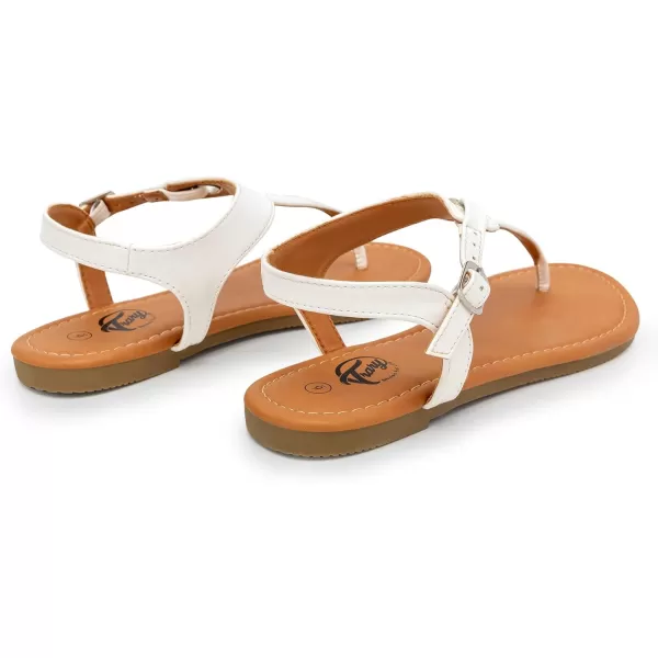 Trary Sandals Womens, Thong Sandals for Women with T-Strap, Adjustable Ankle Buckle for Women Sandals, Flat Sandals for Women Dressy, Cute Sandals for Women, Summer Sandals for Women 2023