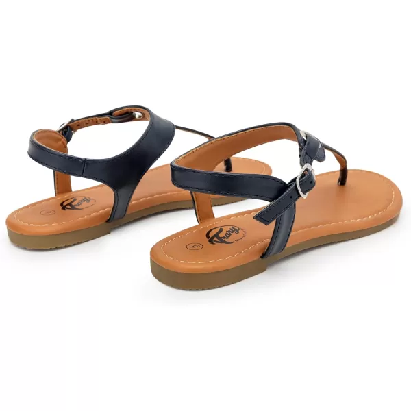 Trary Sandals Womens, Thong Sandals for Women with T-Strap, Adjustable Ankle Buckle for Women Sandals, Flat Sandals for Women Dressy, Cute Sandals for Women, Summer Sandals for Women 2023