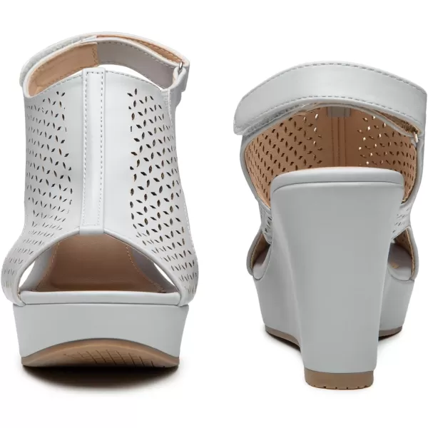 Trary Wedge Sandals for Women,Comfortable Wedges for Women,Open Toe Wedge Heels for Women,Sandals for Women Dressy Summer,Hollowed-out Womens Wedges,3.5 inch Women's Platform &amp; Wedge Sandals