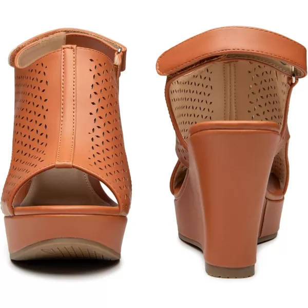 Trary Wedge Sandals for Women,Comfortable Wedges for Women,Open Toe Wedge Heels for Women,Sandals for Women Dressy Summer,Hollowed-out Womens Wedges,3.5 inch Women's Platform &amp; Wedge Sandals