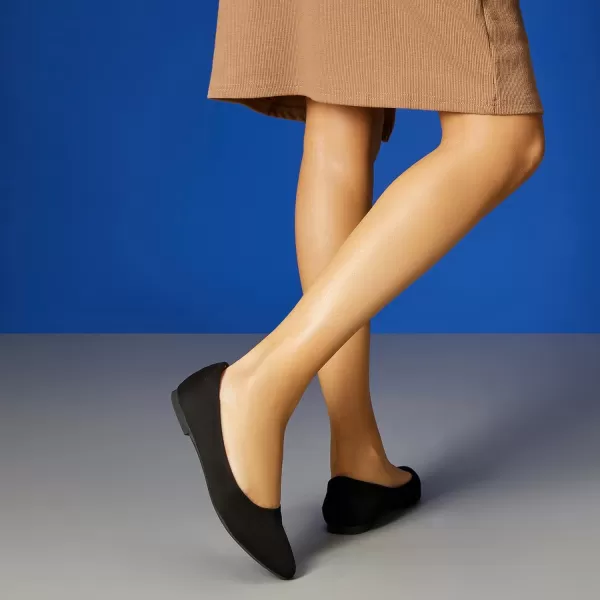 Trary Women's Classic Ballet Flats, Pointed Toe Flats Slip On, Casual Comfort Dress Flats Shoes