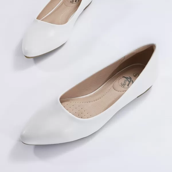 Trary Women's Classic Ballet Flats, Pointed Toe Flats Slip On, Casual Comfort Dress Flats Shoes