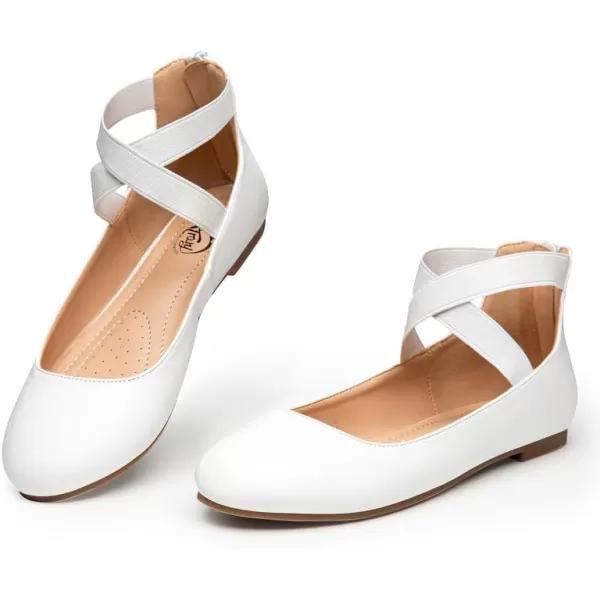 Trary Women's Flats, Flats Shoes Women, Ballet Flats Shoes for Women,Mary Jane Shoes for Women, Elastic Ankle Straps Flats Shoes, Round Toe Dress Shoes for Women, Business Casual Flats Shoes