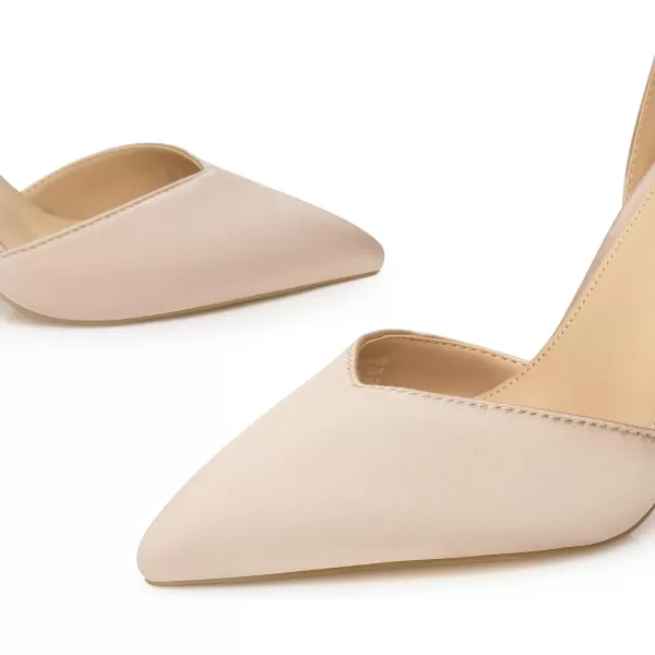 Trary Women's Heels for Women Closed Toe Women's Stiletto High Heels Pointed Toe Bow Knot Ankle Strap 3.74 Inches Pumps Adjustable Buckle Womens Comfy Sexy Shoes for Wedding Casual Party Office