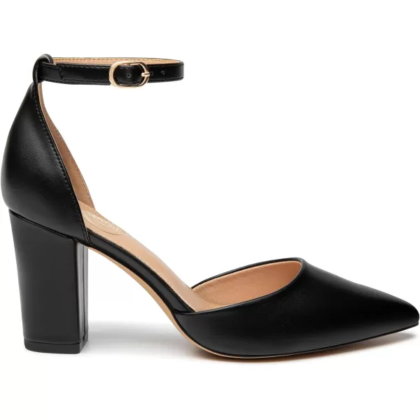 Trary Women's Heels,Women's Pumps,Black Nude Heels for Women,Chunky Heels for Women,Closed Toe Heels for Women,High Platform Heels，Pointed Toe Dress Office Wedding Shoes for Women