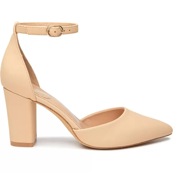 Trary Women's Heels,Women's Pumps,Black Nude Heels for Women,Chunky Heels for Women,Closed Toe Heels for Women,High Platform Heels，Pointed Toe Dress Office Wedding Shoes for Women