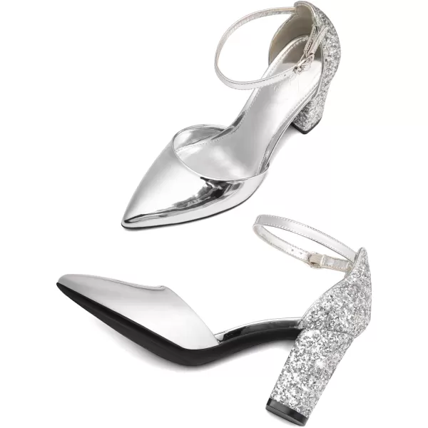Trary Women's Heels,Women's Pumps,Black Nude Heels for Women,Chunky Heels for Women,Closed Toe Heels for Women,High Platform Heels，Pointed Toe Dress Office Wedding Shoes for Women