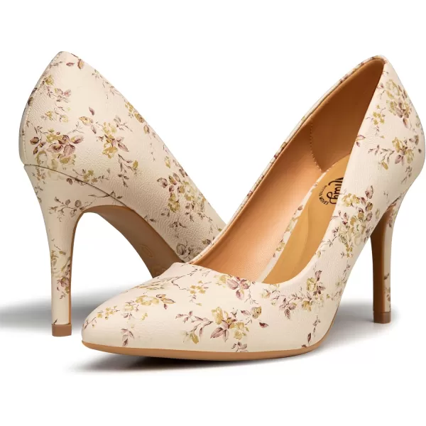 Trary Women’s High Heel Dress Pump Pointed Toe Shoe Classic Office Special Dressy Casua Wedding Pump Shoes