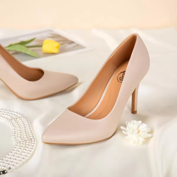 Trary Women’s High Heel Dress Pump Pointed Toe Shoe Classic Office Special Dressy Casua Wedding Pump Shoes