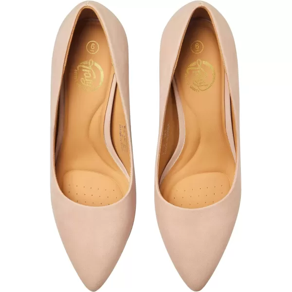 Trary Women’s High Heel Dress Pump Pointed Toe Shoe Classic Office Special Dressy Casua Wedding Pump Shoes