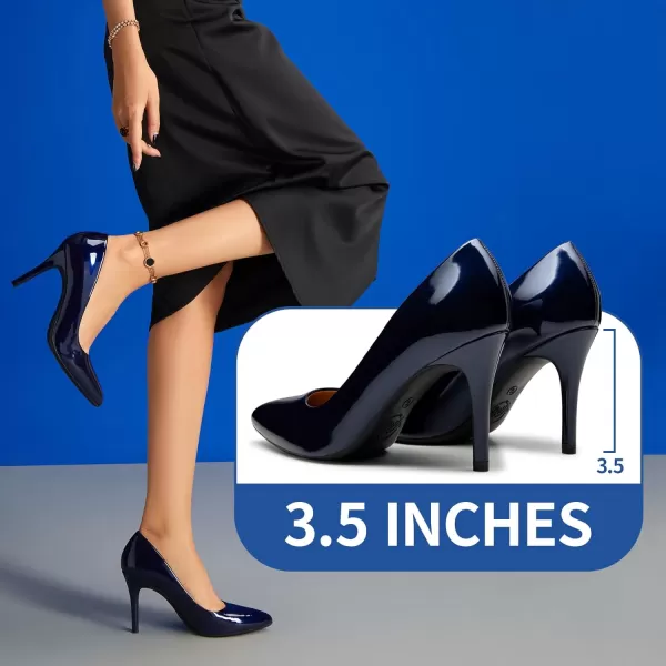 Trary Women’s High Heel Dress Pump Pointed Toe Shoe Classic Office Special Dressy Casua Wedding Pump Shoes
