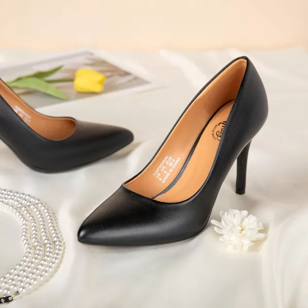 Trary Women’s High Heel Dress Pump Pointed Toe Shoe Classic Office Special Dressy Casua Wedding Pump Shoes