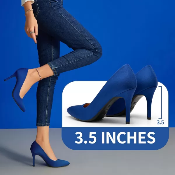 Trary Women’s High Heel Dress Pump Pointed Toe Shoe Classic Office Special Dressy Casua Wedding Pump Shoes