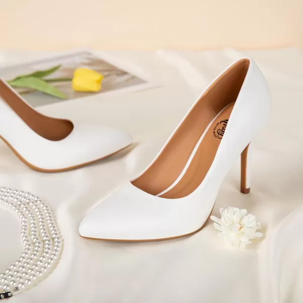 Trary Women’s High Heel Dress Pump Pointed Toe Shoe Classic Office Special Dressy Casua Wedding Pump Shoes