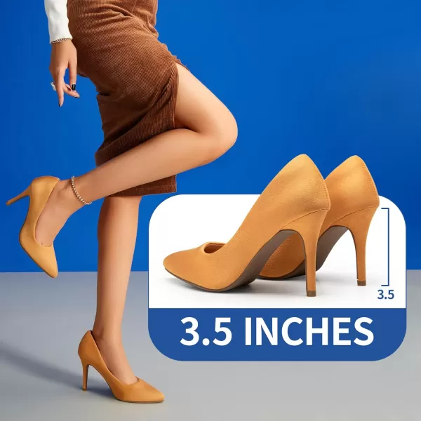 Trary Women’s High Heel Dress Pump Pointed Toe Shoe Classic Office Special Dressy Casua Wedding Pump Shoes