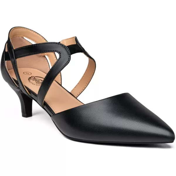 Trary Women's Low Heels Pumps Dress Pointed Toe Comfortable Casual Work Office Wedding Party Pumps Shoes