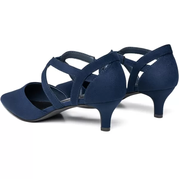 Trary Women's Low Heels Pumps Dress Pointed Toe Comfortable Casual Work Office Wedding Party Pumps Shoes