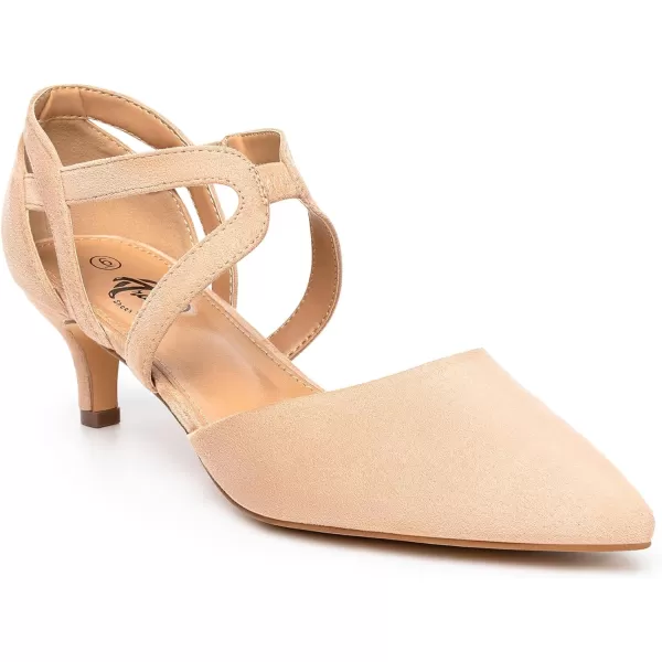 Trary Women's Low Heels Pumps Dress Pointed Toe Comfortable Casual Work Office Wedding Party Pumps Shoes