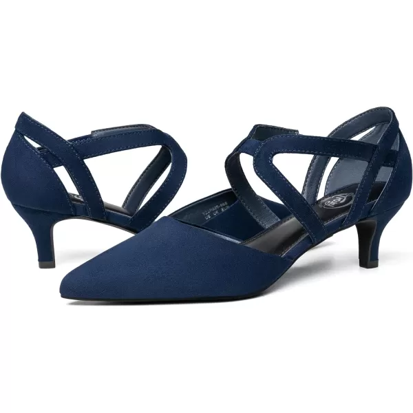 Trary Women's Low Heels Pumps Dress Pointed Toe Comfortable Casual Work Office Wedding Party Pumps Shoes