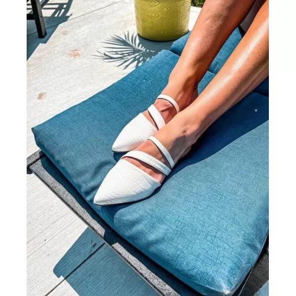 Trary Women's Pointy Toe Slidess for Women,Flat Mule Slides,Slip On Shoes