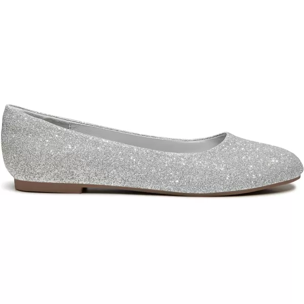 Trary Women's Round Toe Flats Shoes Comfortable Slip on Shoes Casual Dress Shoes