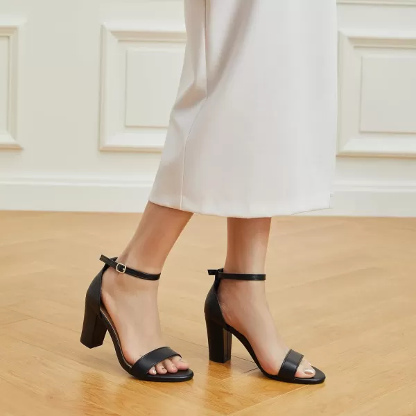 Trary Women's Sandal, White, Block Heel, Ankle Strap, Size 5-11.5, Formal Occasion Attendees