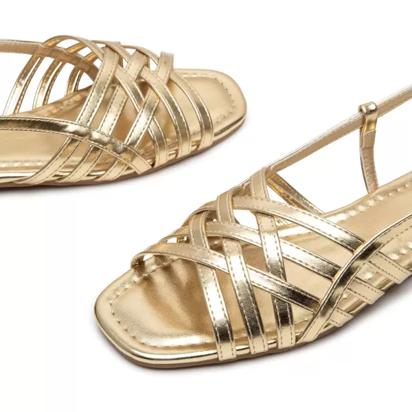 Trary Womens Sandals, Ankle Strap Beach Sandals for Woman, Adjustable Casual Open Peep Toe Flat Sandals for Women, Strappy Sandals for Women Dressy Summer,Gladiator Sandals for Walking Dress Summer