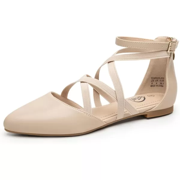Trary Black Flats for Women,Women's Flats Shoes, Mary Jane Shoes Women, Ballet Flats,Pointed Toe Flats Shoes Women Dressy Comfortable, Womens Flats with Ankle Strap, Womens Shoes Flats,Strappy Flats