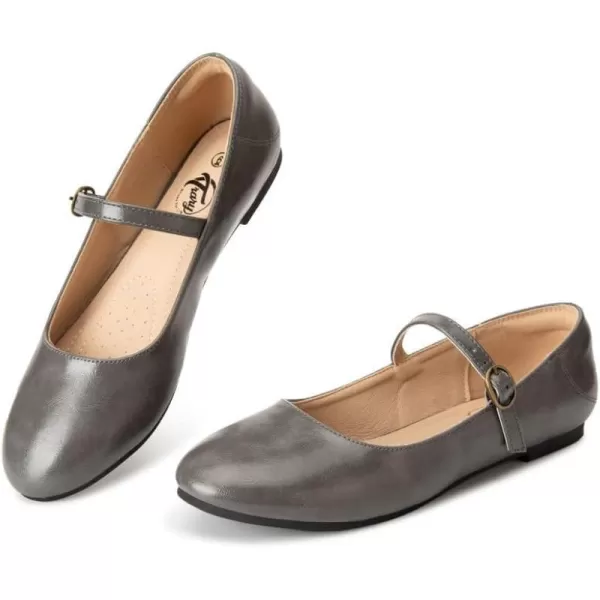 Trary Mary Jane Shoes Women, Ballet Flats Shoes for Women, Round Toe Black Flats for Women, Women's Flats, Mary Jane Flats, Ankle Strap Flats Shoes Women Dressy Comfortable, Women Flats Dress Shoes