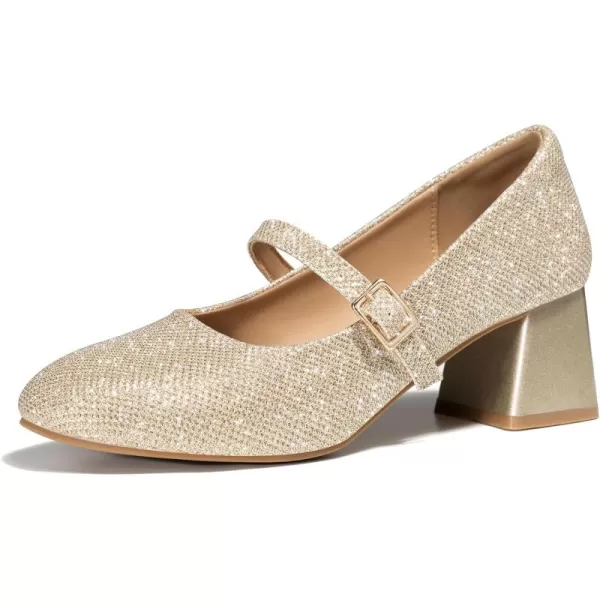 Trary Mary Jane Shoes Women, Chunky Mary Janes Heels for Women Shoes Dressy Casual, Dress Shoes for Women Block Heels Closed Toe Mary Jane Pumps