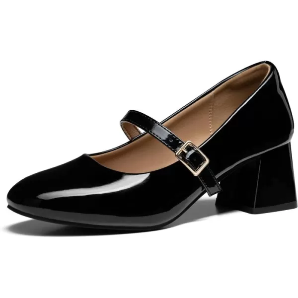 Trary Mary Jane Shoes Women, Chunky Mary Janes Heels for Women Shoes Dressy Casual, Dress Shoes for Women Block Heels Closed Toe Mary Jane Pumps