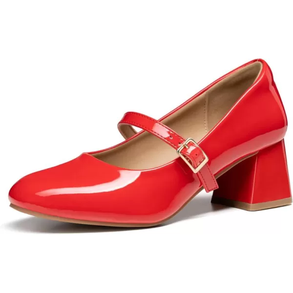 Trary Mary Jane Shoes Women, Chunky Mary Janes Heels for Women Shoes Dressy Casual, Dress Shoes for Women Block Heels Closed Toe Mary Jane Pumps