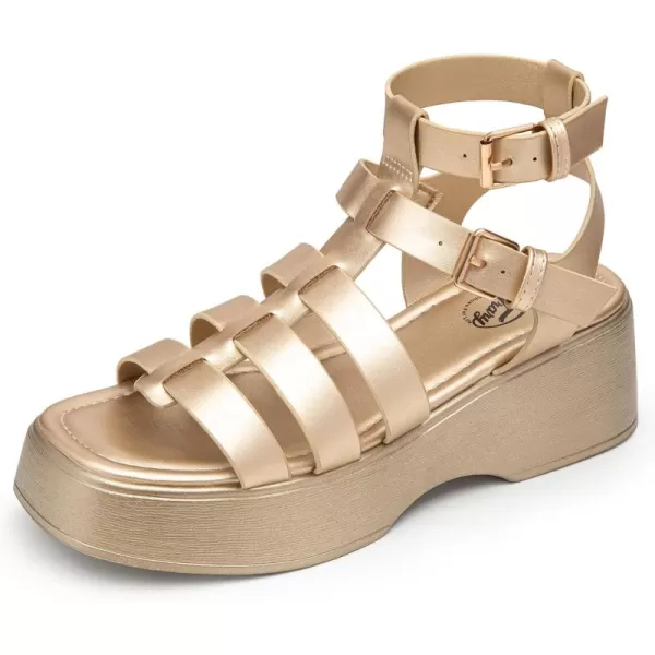 Trary Platform Sandals, Gladiator Sandals for women, Women's Platform Sandals Espadrille Wedge Lightweight