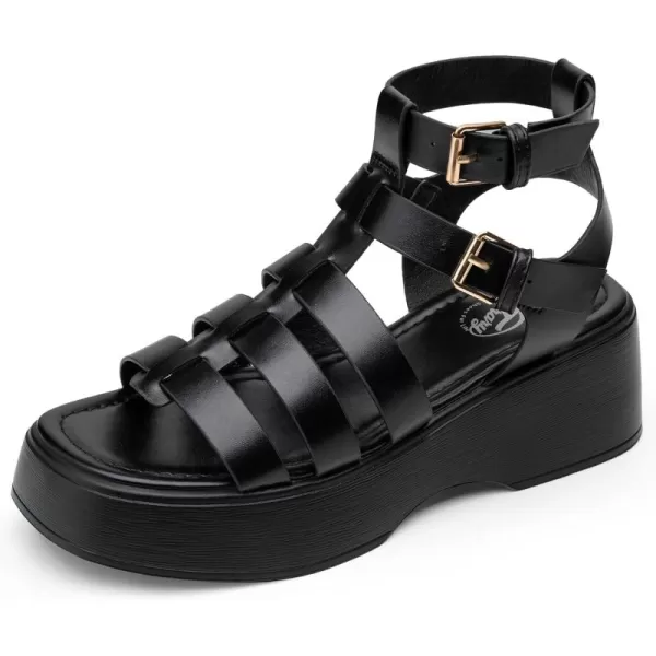 Trary Platform Sandals, Gladiator Sandals for women, Women's Platform Sandals Espadrille Wedge Lightweight