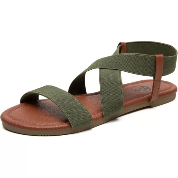 Trary Sandals Women, Womens Sandals, Flat Sandals for Women Dressy Summer, Women's Sandals, Elastic Sandals for Women, Cute Sandals, Open Toe Dress Sandals,Wide Sandles Womans, Sandalias Para Mujer