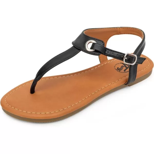 Trary Sandals Womens, Thong Sandals for Women with T-Strap, Adjustable Ankle Buckle for Women Sandals, Flat Sandals for Women Dressy, Cute Sandals for Women, Summer Sandals for Women 2023