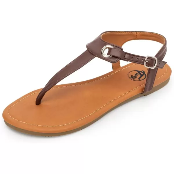 Trary Sandals Womens, Thong Sandals for Women with T-Strap, Adjustable Ankle Buckle for Women Sandals, Flat Sandals for Women Dressy, Cute Sandals for Women, Summer Sandals for Women 2023