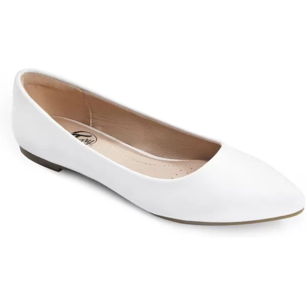 Trary Women's Classic Ballet Flats, Pointed Toe Flats Slip On, Casual Comfort Dress Flats Shoes