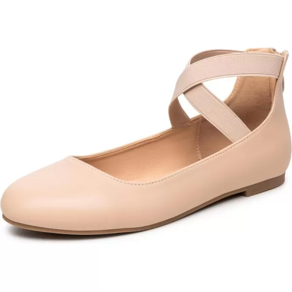 Trary Women's Flats, Flats Shoes Women, Ballet Flats Shoes for Women,Mary Jane Shoes for Women, Elastic Ankle Straps Flats Shoes, Round Toe Dress Shoes for Women, Business Casual Flats Shoes