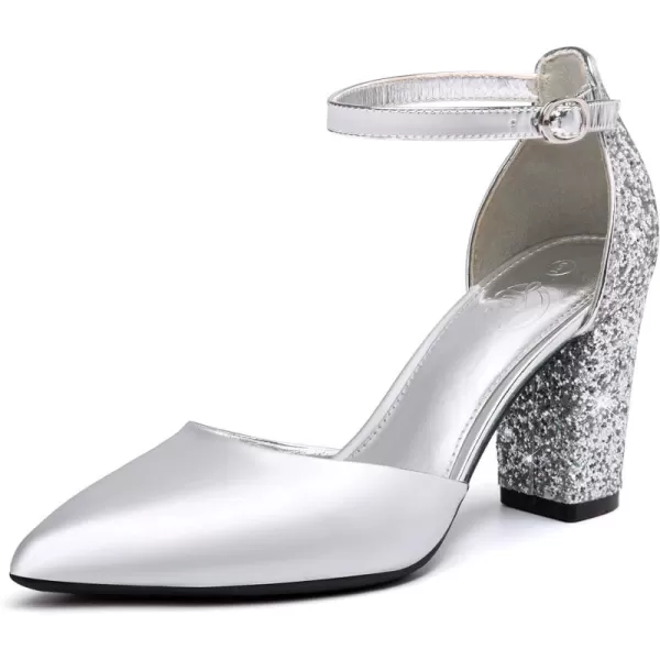 Trary Women's Heels,Women's Pumps,Black Nude Heels for Women,Chunky Heels for Women,Closed Toe Heels for Women,High Platform Heels，Pointed Toe Dress Office Wedding Shoes for Women