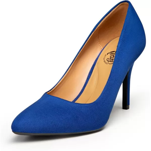 Trary Women’s High Heel Dress Pump Pointed Toe Shoe Classic Office Special Dressy Casua Wedding Pump Shoes