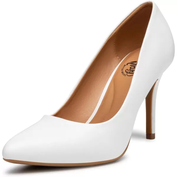 Trary Women’s High Heel Dress Pump Pointed Toe Shoe Classic Office Special Dressy Casua Wedding Pump Shoes
