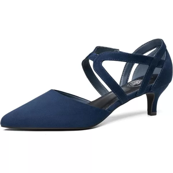 Trary Women's Low Heels Pumps Dress Pointed Toe Comfortable Casual Work Office Wedding Party Pumps Shoes