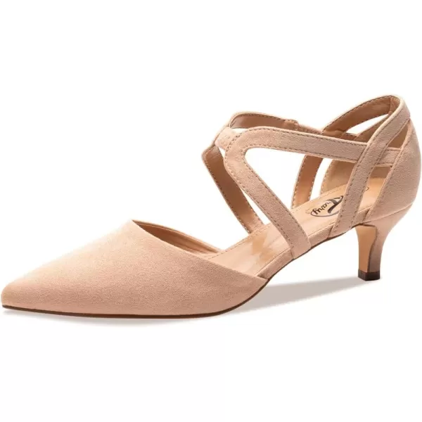 Trary Women's Low Heels Pumps Dress Pointed Toe Comfortable Casual Work Office Wedding Party Pumps Shoes