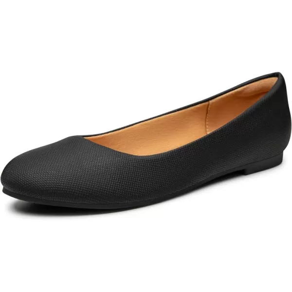 Trary Women's Round Toe Flats Shoes Comfortable Slip on Shoes Casual Dress Shoes