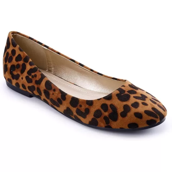 Trary Women's Round Toe Flats Shoes Comfortable Slip on Shoes Casual Dress Shoes