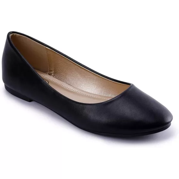 Trary Women's Round Toe Flats Shoes Comfortable Slip on Shoes Casual Dress Shoes